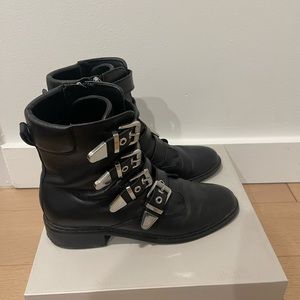 MARC FISHER DIANTE BUCKLE BOOTIE 8